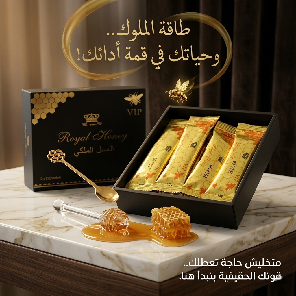 العسل الملكي VIP الماليزي الاصلي